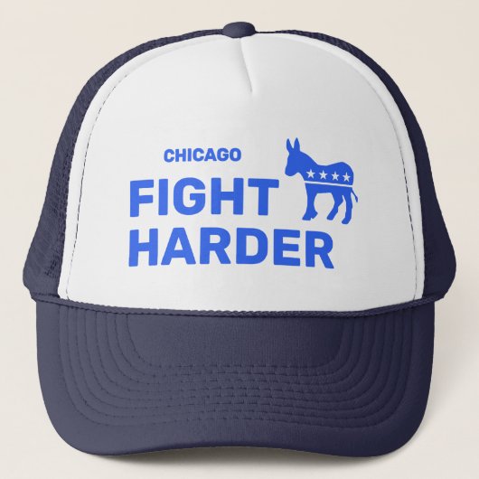 Fight Harder™ Trucker Hat (Aanpassen!) Pet (Voorkant)