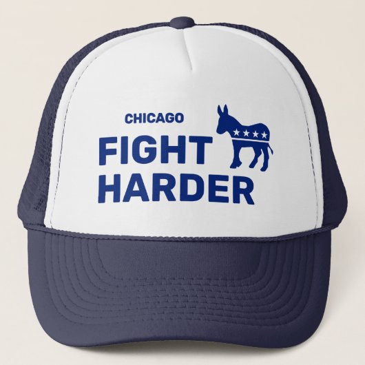 Fight Harder™ Trucker Hat (Aanpassen!) Pet (Voorkant)