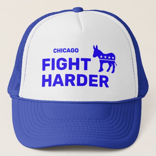 Fight Harder™ Truckerhoed (Personaliseer het!) Trucker Pet (Voorkant)
