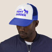 Fight Harder™ Truckerhoed (Personaliseer het!) Trucker Pet (In situ)