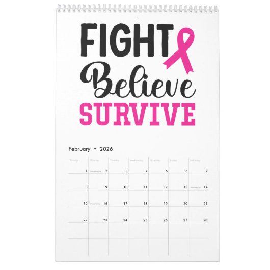 Fight Hope Cure Kalender (Feb 2026)