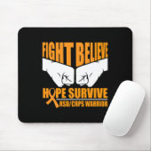 Fight Hope Survive Redcrps Warrior Muismat (Met muis)