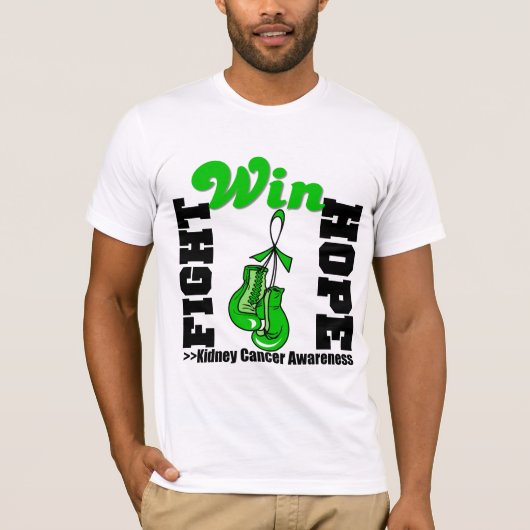 Fight Hope Win - Nierkanker T-shirt (Voorkant)