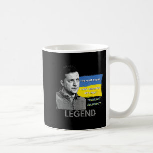 Fight Is Here Oekraïne President Zelensky Legen Koffiemok