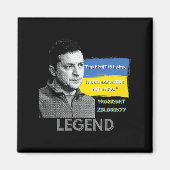 Fight Is Here Oekraïne President Zelensky Legen Magneet (Voorkant)