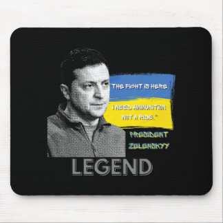 Fight Is Here Oekraïne President Zelensky Legen Muismat