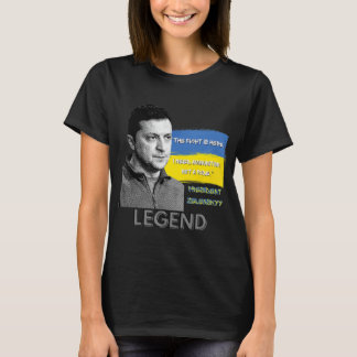Fight Is Here Oekraïne President Zelensky Legen T-shirt