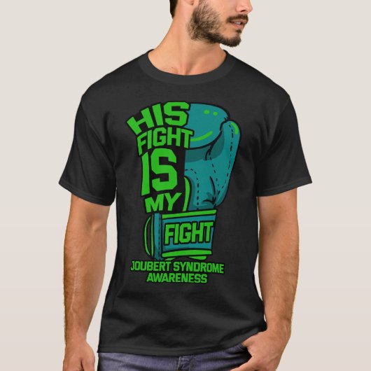 Fight is mijn Fight Joubert Syndrome Awareness Pat T-shirt (Voorkant)