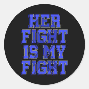 Fight is My Fight Ataxia Movement Disorder Patiënt Ronde Sticker