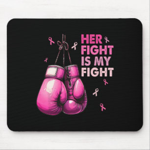 Fight Is My Fight Boxing Handschoenen Borstkanker Muismat