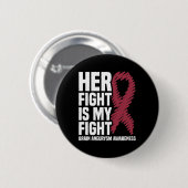 Fight is My Fight Brain Aneurysm Awareness 1 Ronde Button 5,7 Cm (Voorkant /achterkant)