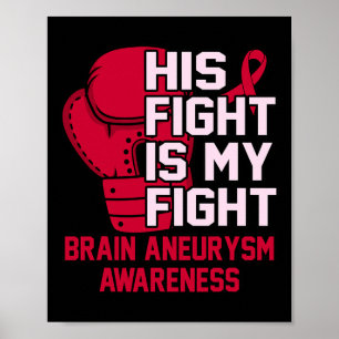 Fight is My Fight Brain Aneurysm Awareness Maand G Poster