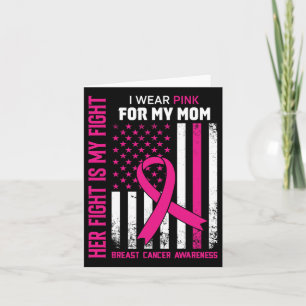 Fight Is My Fight Ik Draag Roze Moeder Borstkanker Kaart