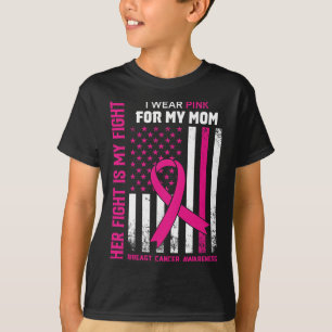Fight Is My Fight Ik Draag Roze Moeder Borstkanker T-shirt