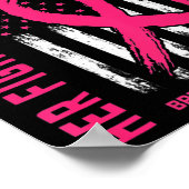 Fight Is My Fight Ik Draag Roze Vrouw Borstkanker Poster (Hoek)
