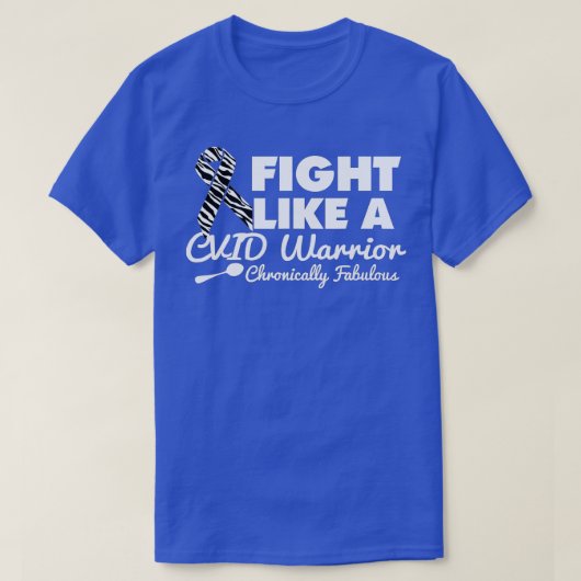 Fight Like A CVID Warrior  T-shirt (Design voorkant)