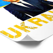 Fight Like Oekrainian I stand with Ukraine Volodym Poster (Hoek)