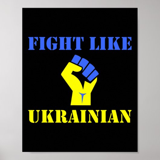 Fight Like Ukrainian  Poster (Voorkant)