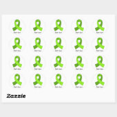 Fight Lyme Ribbon Sticker (Vel)