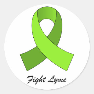 Fight Lyme Ribbon Sticker