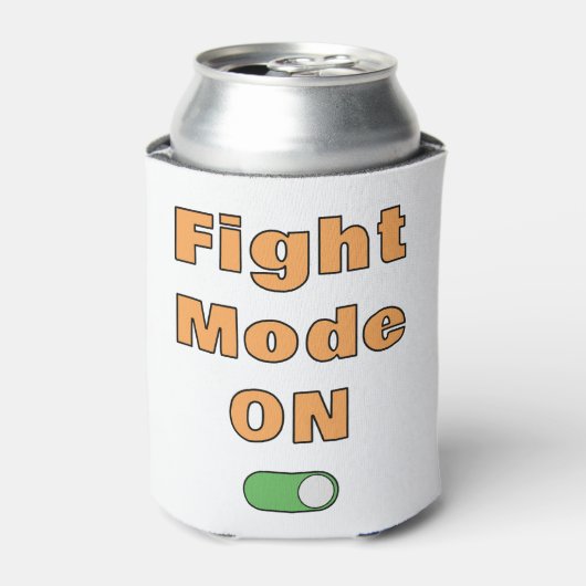 Fight Mode On Blikjeskoeler (Blikje Voorkant)