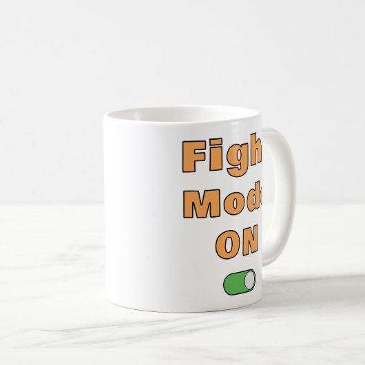 Fight Mode On Koffiemok (Voorkant rechts)