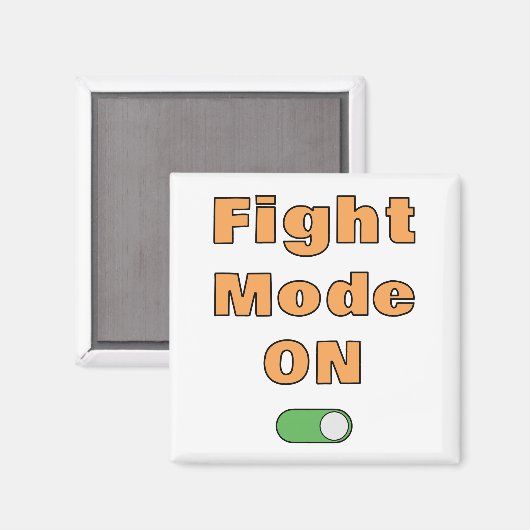 Fight Mode On Magneet (Voorkant / Achterkant)