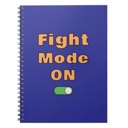 Fight Mode On Notitieboek (Voorkant)