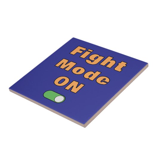 Fight Mode On Tegeltje (Zijkant)
