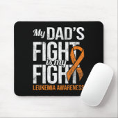 Fight My Fight Leukemia Awareness Leukemiekanker Muismat (Met muis)