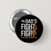 Fight My Fight Leukemia Awareness Leukemiekanker Ronde Button 5,7 Cm (Voorkant /achterkant)