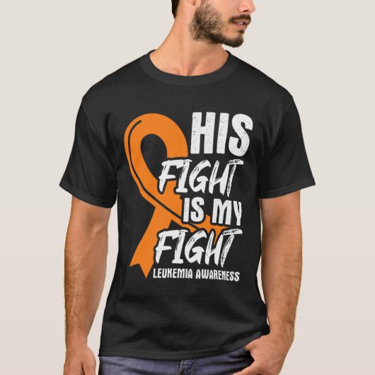 Fight My Fight Leukemia Awareness Ribbon Leukemie T-shirt (Voorkant)