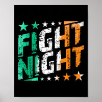 Fight Night Boxing MMA of Boxing Fan thema