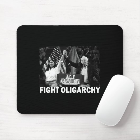 Fight Oligarchy Bernie Sanders And Aoc Freedom Us  Muismat (Met muis)