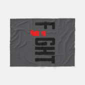 Fight Semicolon Mental Health Suprt Suicide Surviv Fleece Deken (Voorkant (Horizontaal))