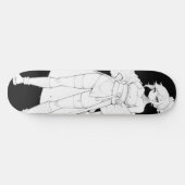 Fight Style Anime Meisje Skateboard Deck (Horizontaal)