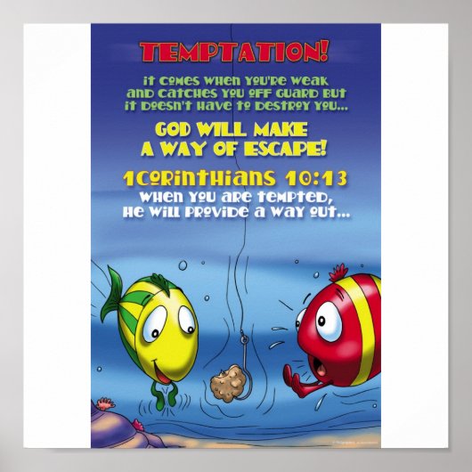 Fight Temptation Poster (Voorkant)