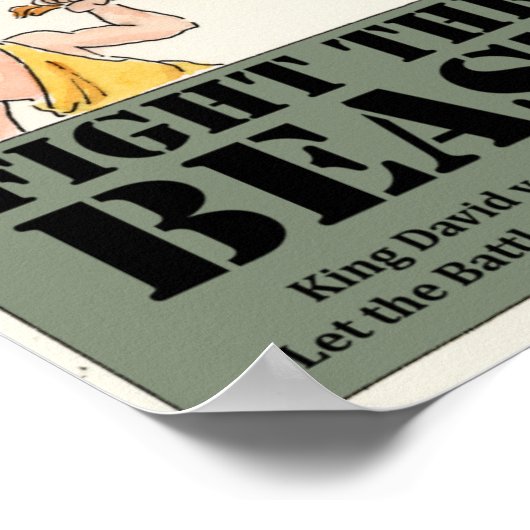 Fight the Beast Poster (Hoek)