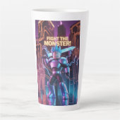 Fight the monster  latte mok (Voorkant)