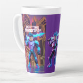 Fight the monster  latte mug latte mok (Linkerhoek)