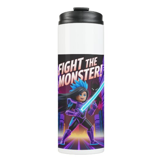 Fight the monster  thermosbeker (Voorkant)