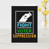 Fight Voter Suppression - Election Design Kaart (Gele Bloem)