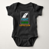 Fight Voter Suppression - Election Design Romper (Voorkant)