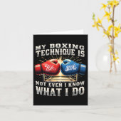 Fighter Boxing Handschoenen - Grappig Gym Quote -  Kaart (Gele Bloem)