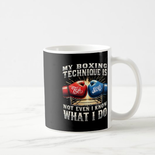 Fighter Boxing Handschoenen - Grappig Gym Quote - Koffiemok (Rechts)