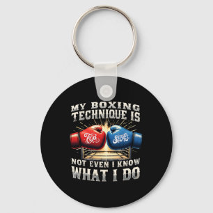 Fighter Boxing Handschoenen - Grappig Gym Quote -  Sleutelhanger