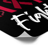 Fighter Brain Aneurysma Awareness 1 Poster (Hoek)