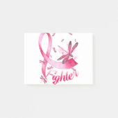 Fighter Dragonfly Roze Borstkanker Post-it® Notes (Voorkant)