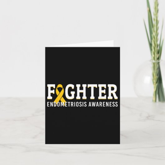 Fighter Endometriose Awareness Maand Lint Endo Kaart (Voorkant)