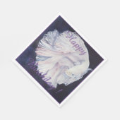 Fighter Fish Happy Birthday Party Servet (Hoek)